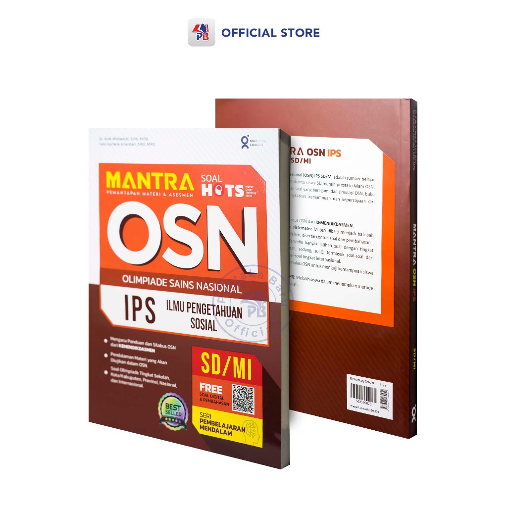 Buku OSN IPS SD Mi / Mantra Soal HOTS OSN IPS SD/MI / GPU