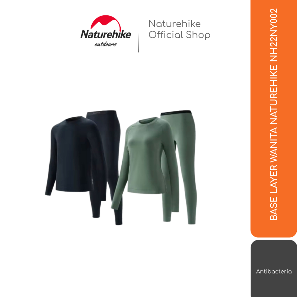 BASE LAYER SET UNDERWEAR WARM PAKAIAN TERMAL WANITA NATUREHIKE NH22NY002