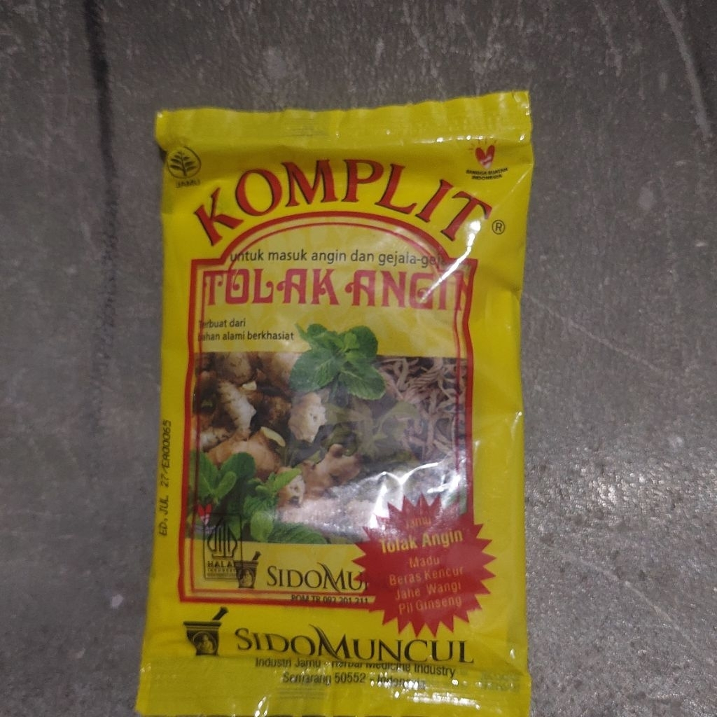 JAMU KOMPLIT SIDO MUNCUL || TOLAK ANGIN || 1 pcs