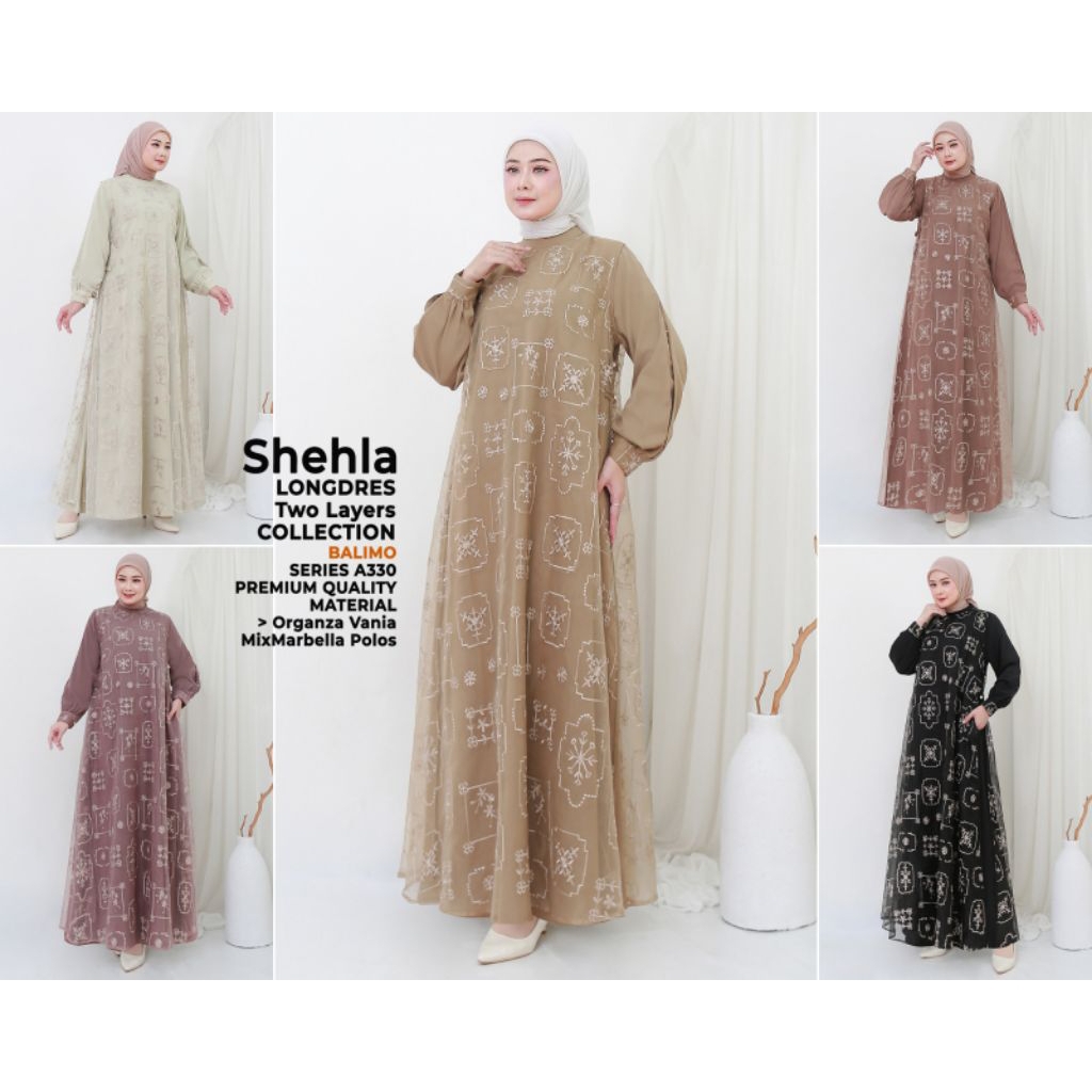 GAMIS BALIMO PREMIUM 2 LAYER / BALIMO MALAY / BALIMO TERBARU
