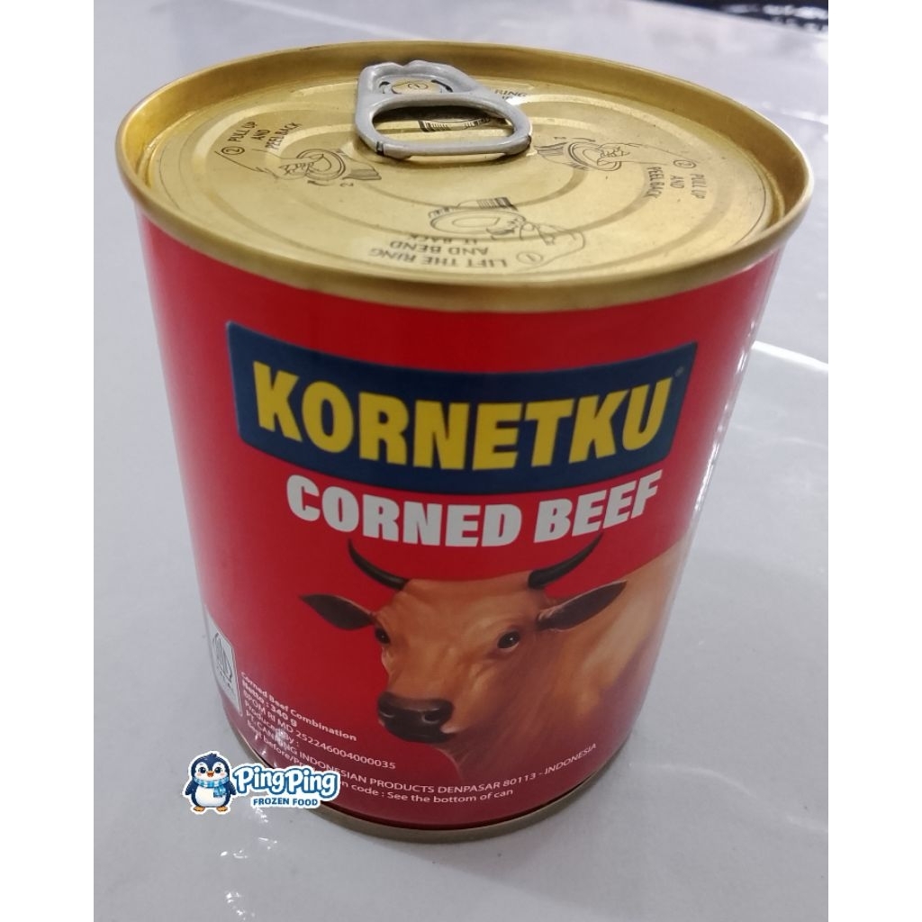 PRONAS Kornetku 340gr Kornet Daging Sapi Kaleng Frozen Food Surabaya Halal