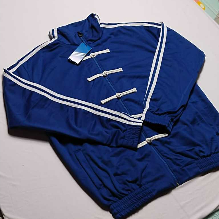 Lunar Stripe Jaket Imlek Pria Wanita Import _ Outer Tracktop China Motif Terbaru