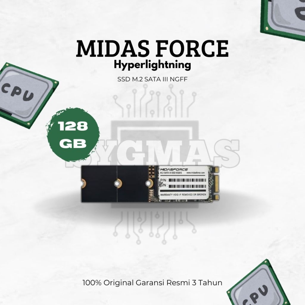SSD MIDASFORCE M.2 SATA III 128GB