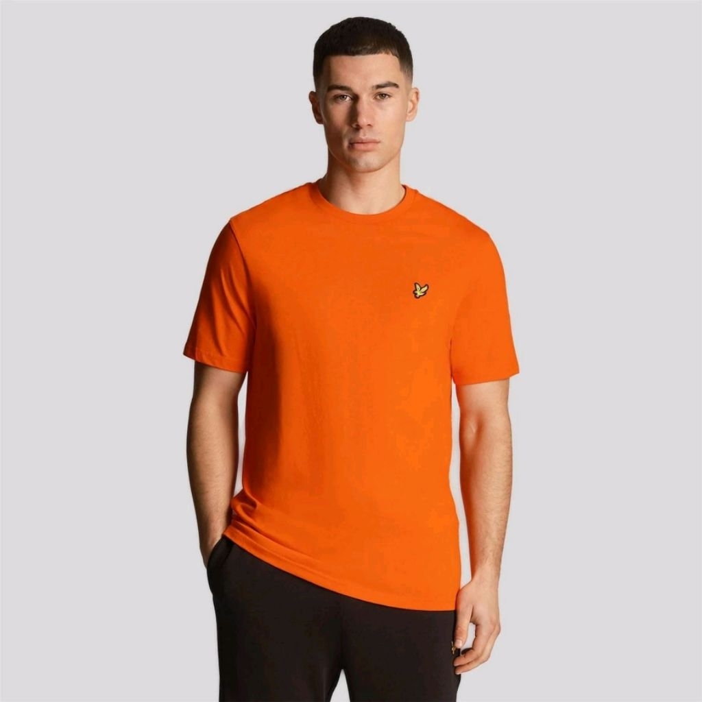 Lyle and Scott Plain T-Shirt Orange Original