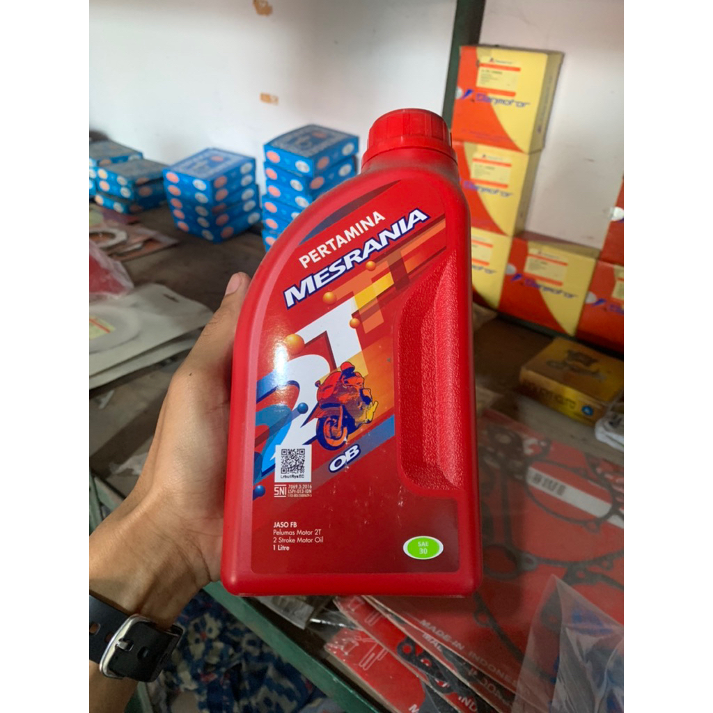 Oli Samping Vespa Mesran 2 tak OB