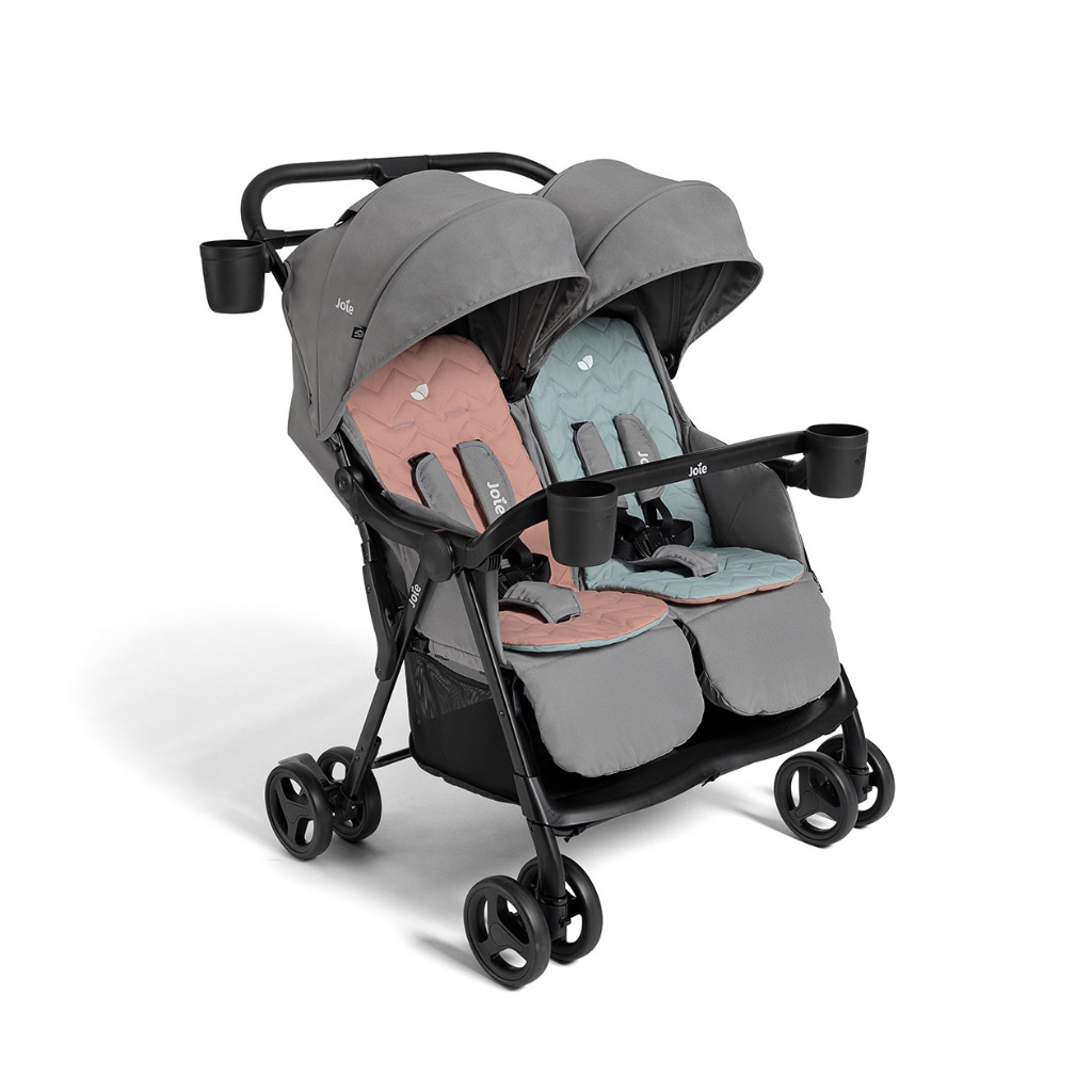 Joie Rosemary Twin Stroller | Kereta Dorong Bayi Anak Kembar