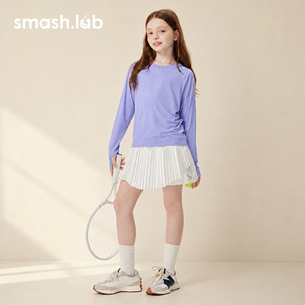 Skirt rok girl anak tennis padel badminton pleated