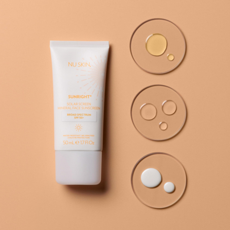 Original Nu-Skin Sunright Solar Screen Mineral Face Sunscreen SPF 50+ PA+++