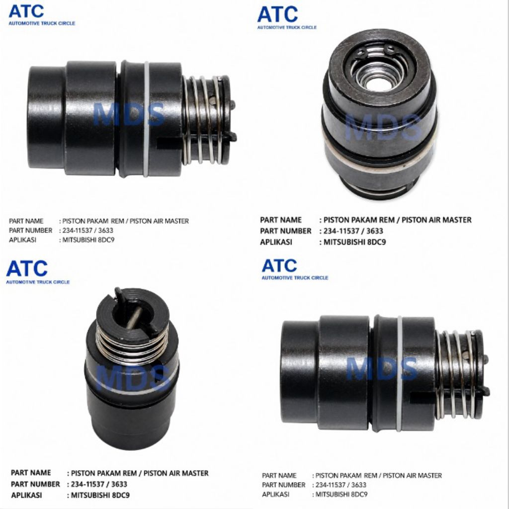 234-11537/ 3633 PISTON PAKAM REM PISTON AIR MASTER MITSUBISHI FUSO 8DC9