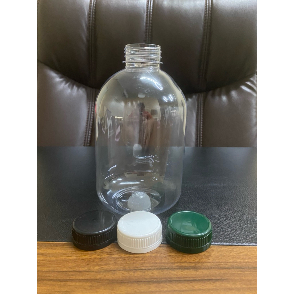 botol Kale gendut chubby 1000ml 1liter tutup KALE botol pet plastik botol jus kopi susu jamu botol u