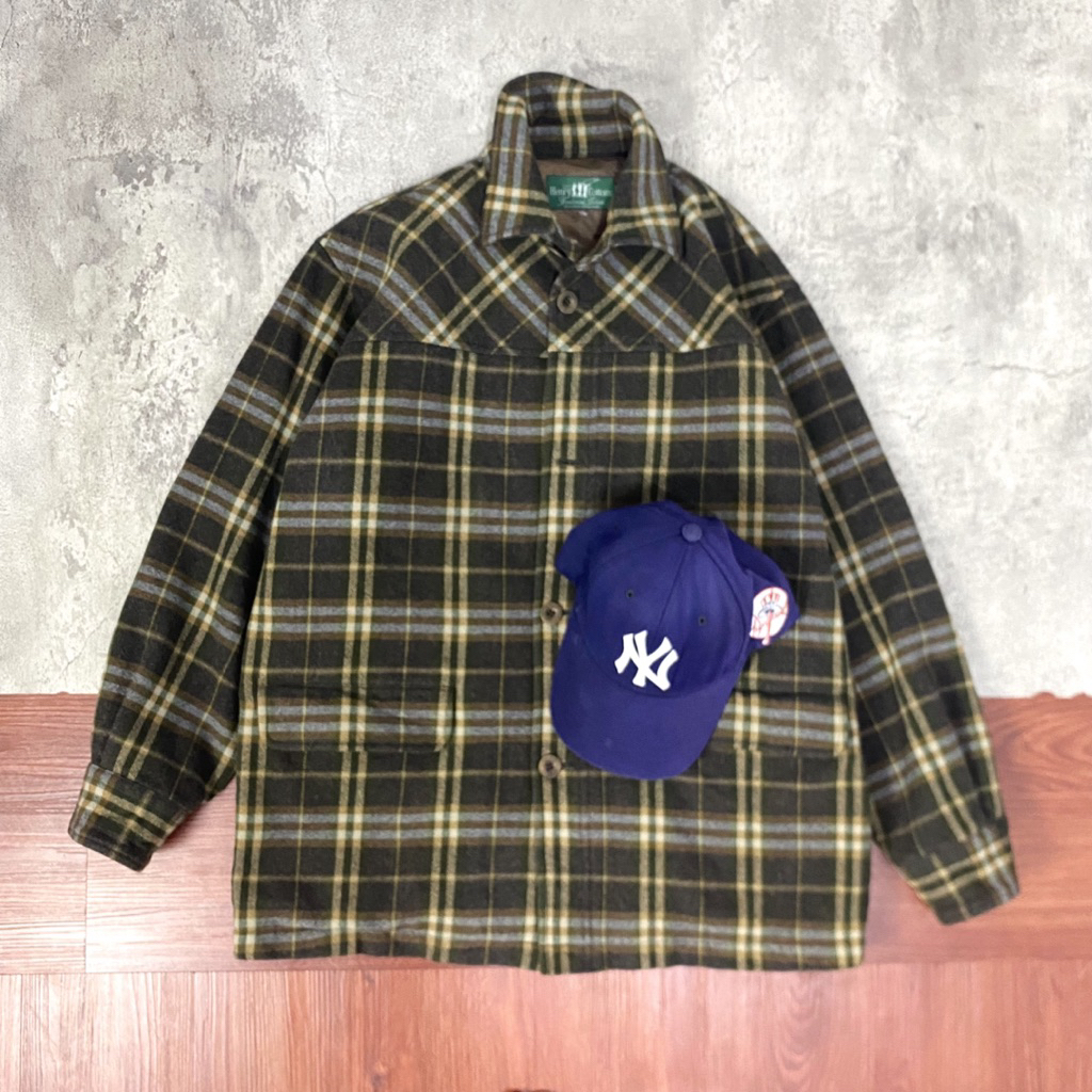 henry cotton's flannel shirt wool