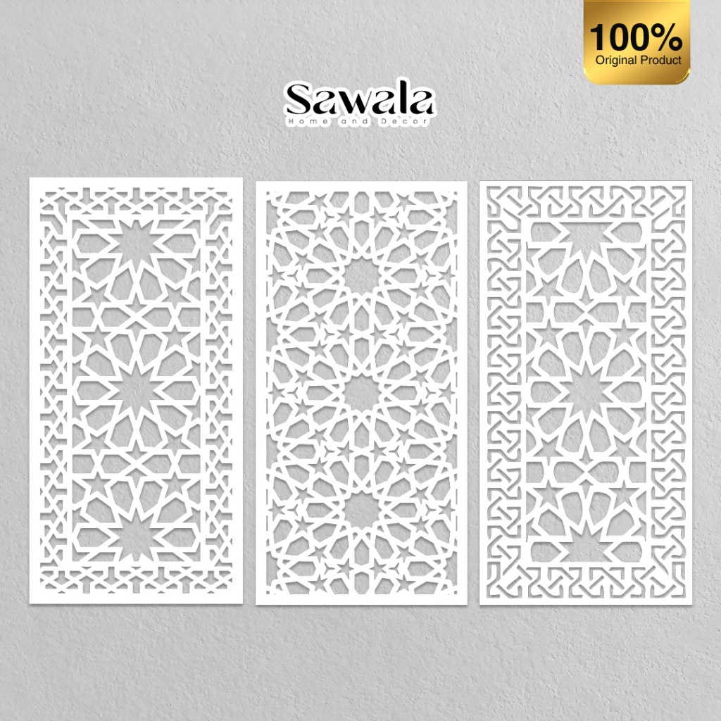 KRAWANGAN PVC BOARD / ORNAMEN PVC FOAM BOARD TEBAL 5MM / ORNAMEN DINDING / DEKORASI HIASAN DINDING