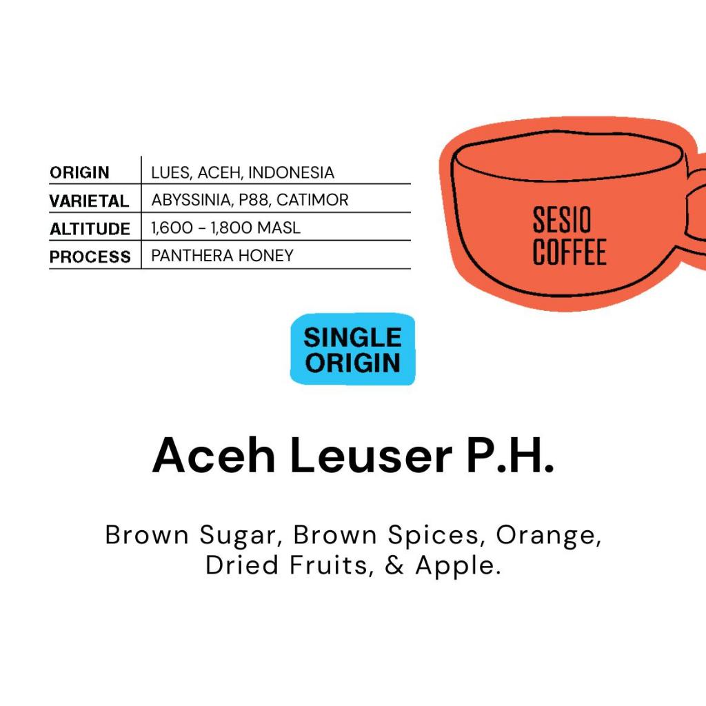 Aceh Leuser - Panthera Honey | Filter Roast | Biji Kopi | 200 gr