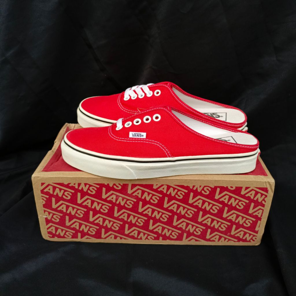Vans Authentic Mule "Racing Red"‎