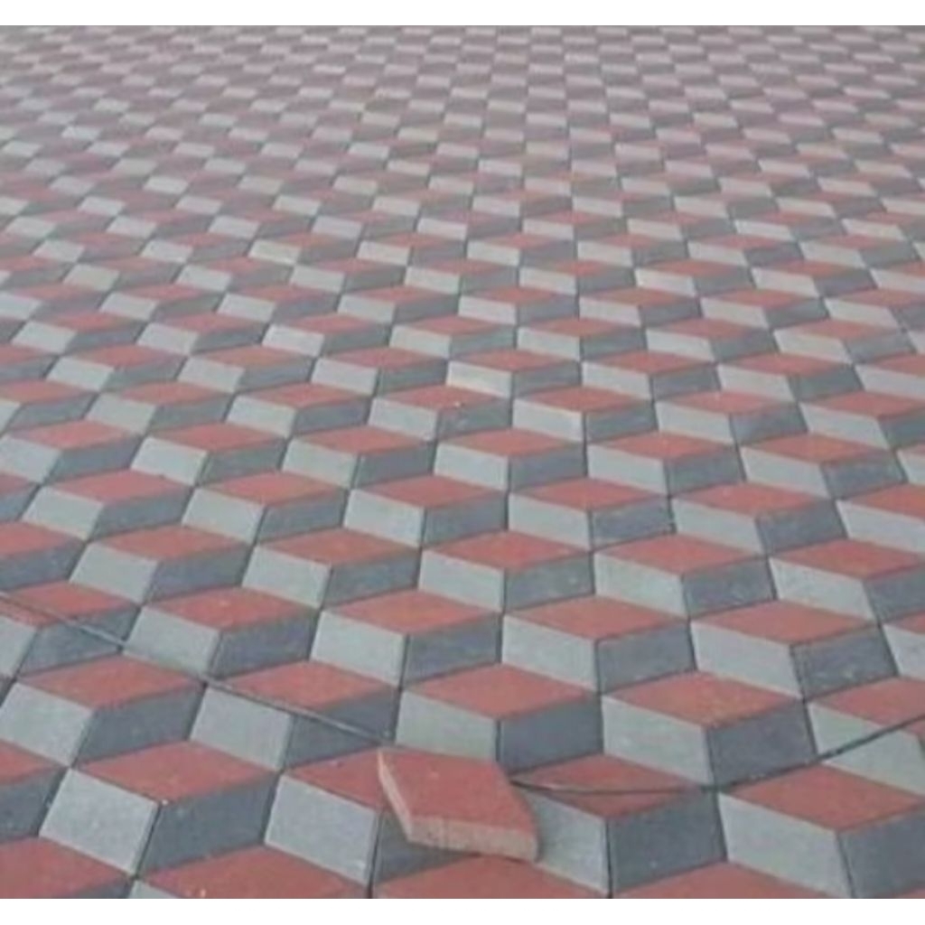 Paving Blok/Paving Bata/CONBLOC/Paving Beton/Paving Blok 3 Dimensi
