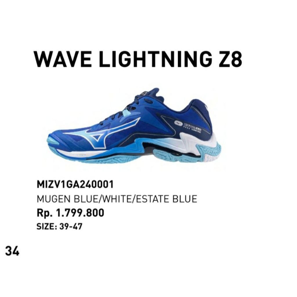 sepatu volly pria Mizuno sepatu voli pria original mizuno sepatu voly Mizuno pria original 100%