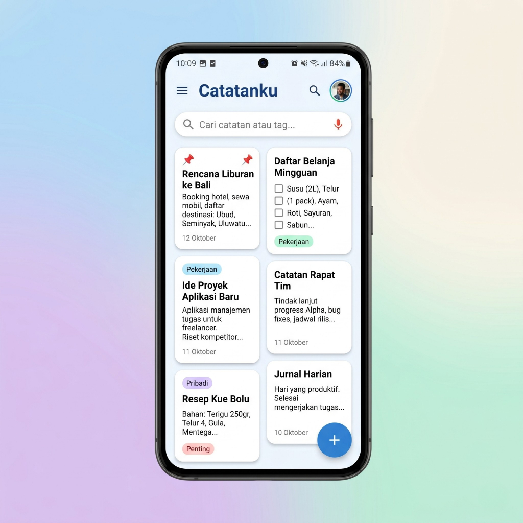 Jasa Buat Aplikasi Catatan