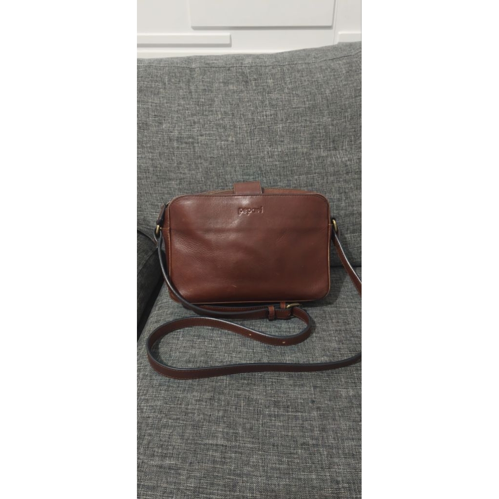 tas kulit pepari pa-119 preloved