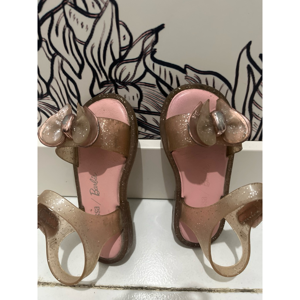 Preloved Sandal Mini Melissa seri Barbie