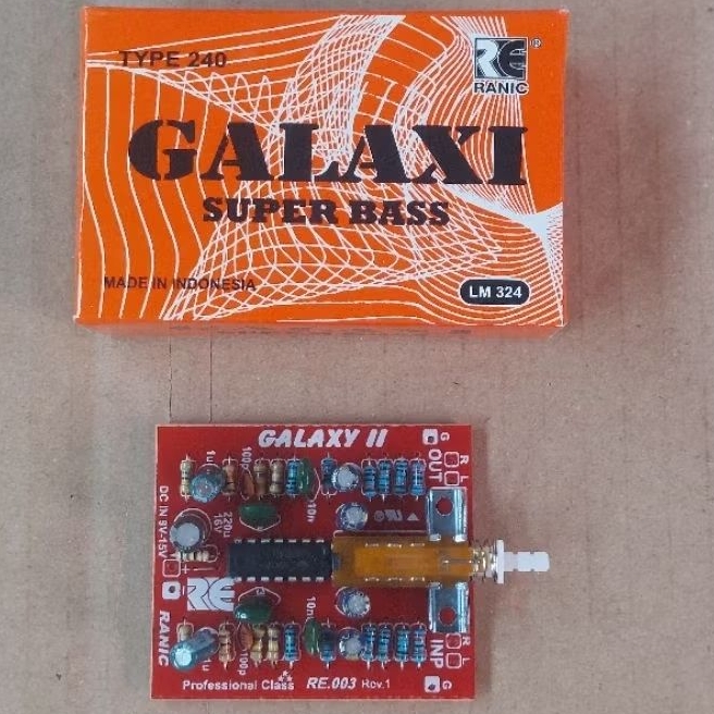 Kit Galaxy Galaxi Superbass Stereo IC LM324