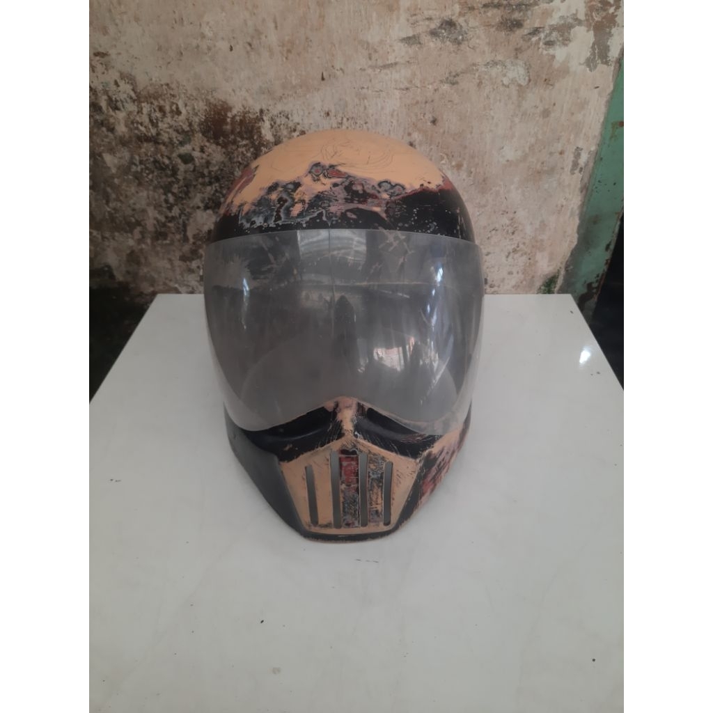 helm Cakil jadul bahan