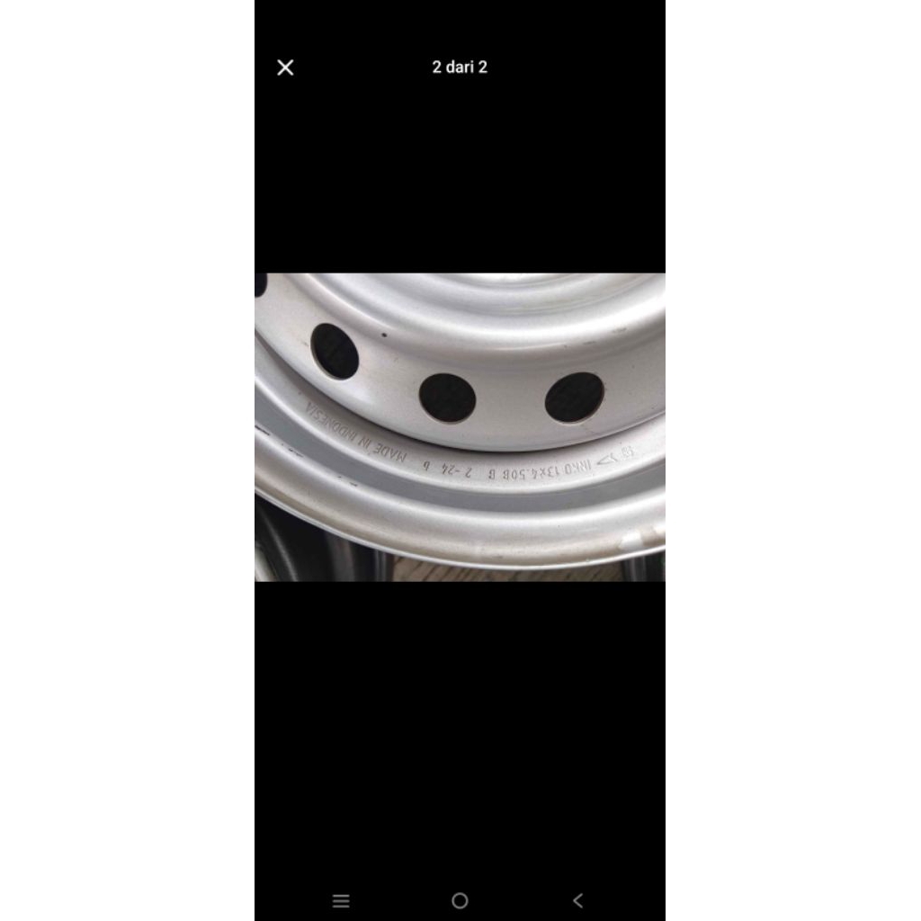 velg kaleng standar ayla R13 pcd 4x100 velg only harga satuan termurah Ready stok