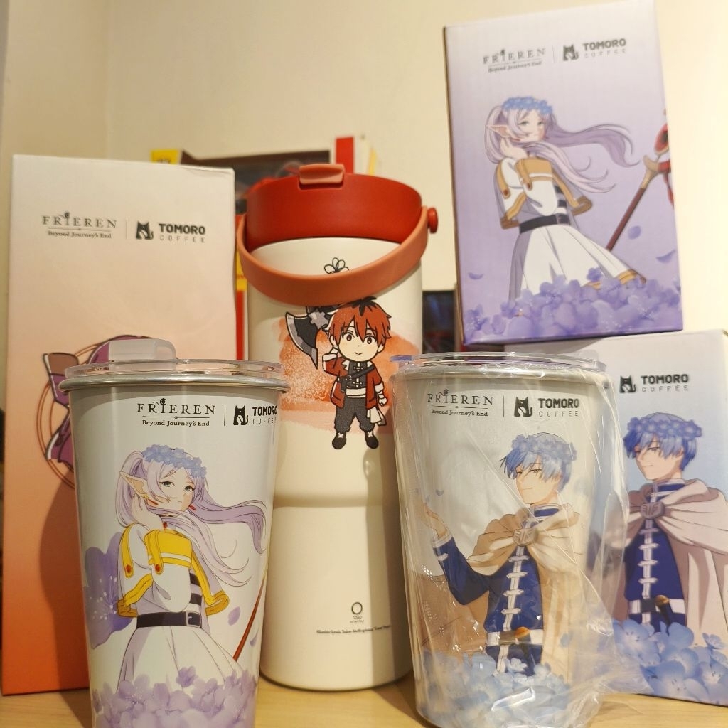 Healing Series Frieren: Beyond Journey's End X Tomoro Coffee Merchandise Official Merch Frieren, Him