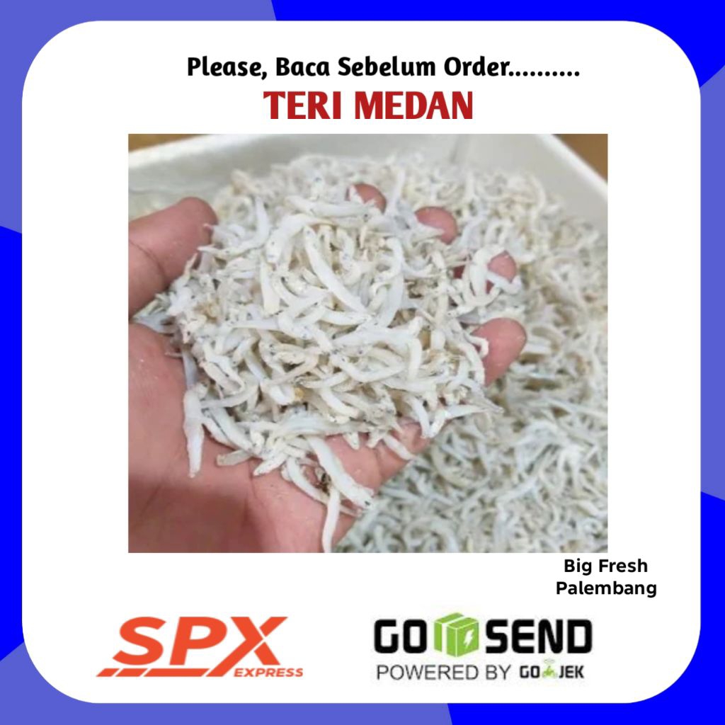 Teri Medan Teri Nasi Bersih - Toko Sayur Sayuran Segar Palembang