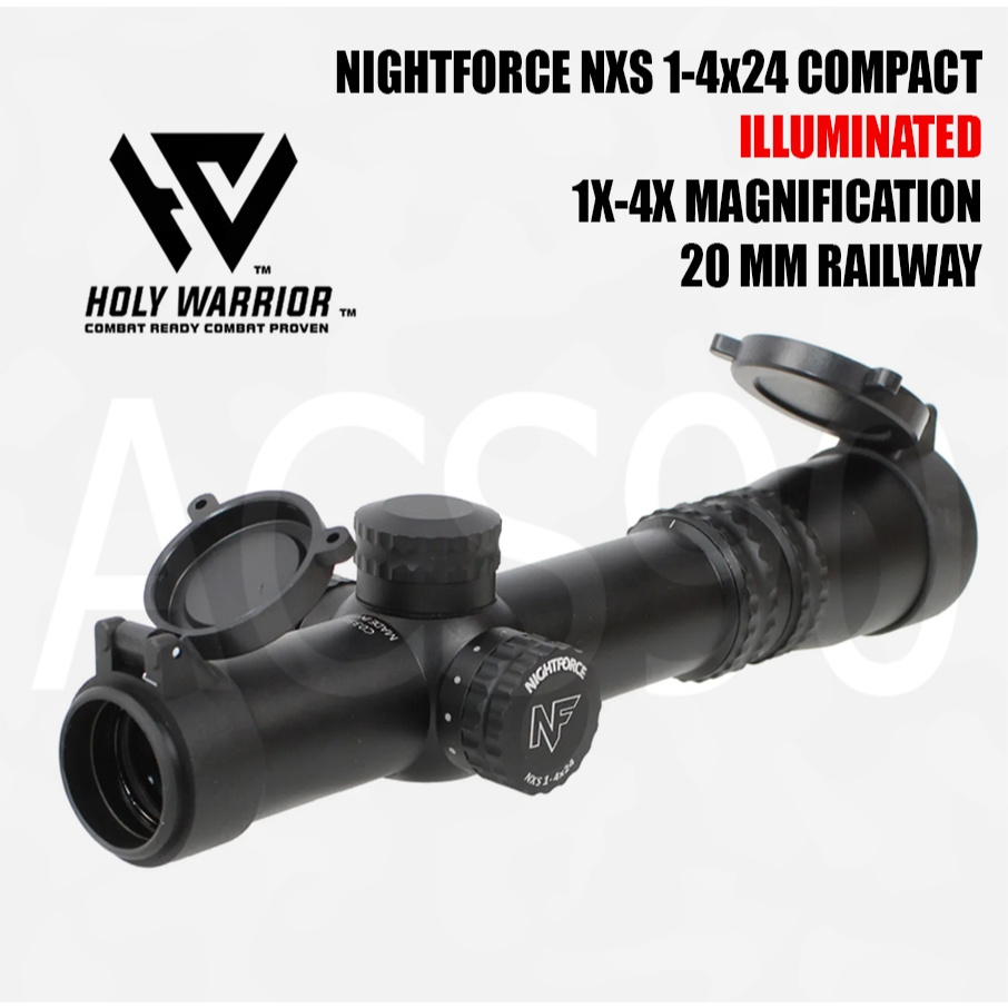 NIGHTFORCE NXS 1-4X24 ZOOM COMPACT LPVO SFP SCOPE TELESCOPE TELESKOP