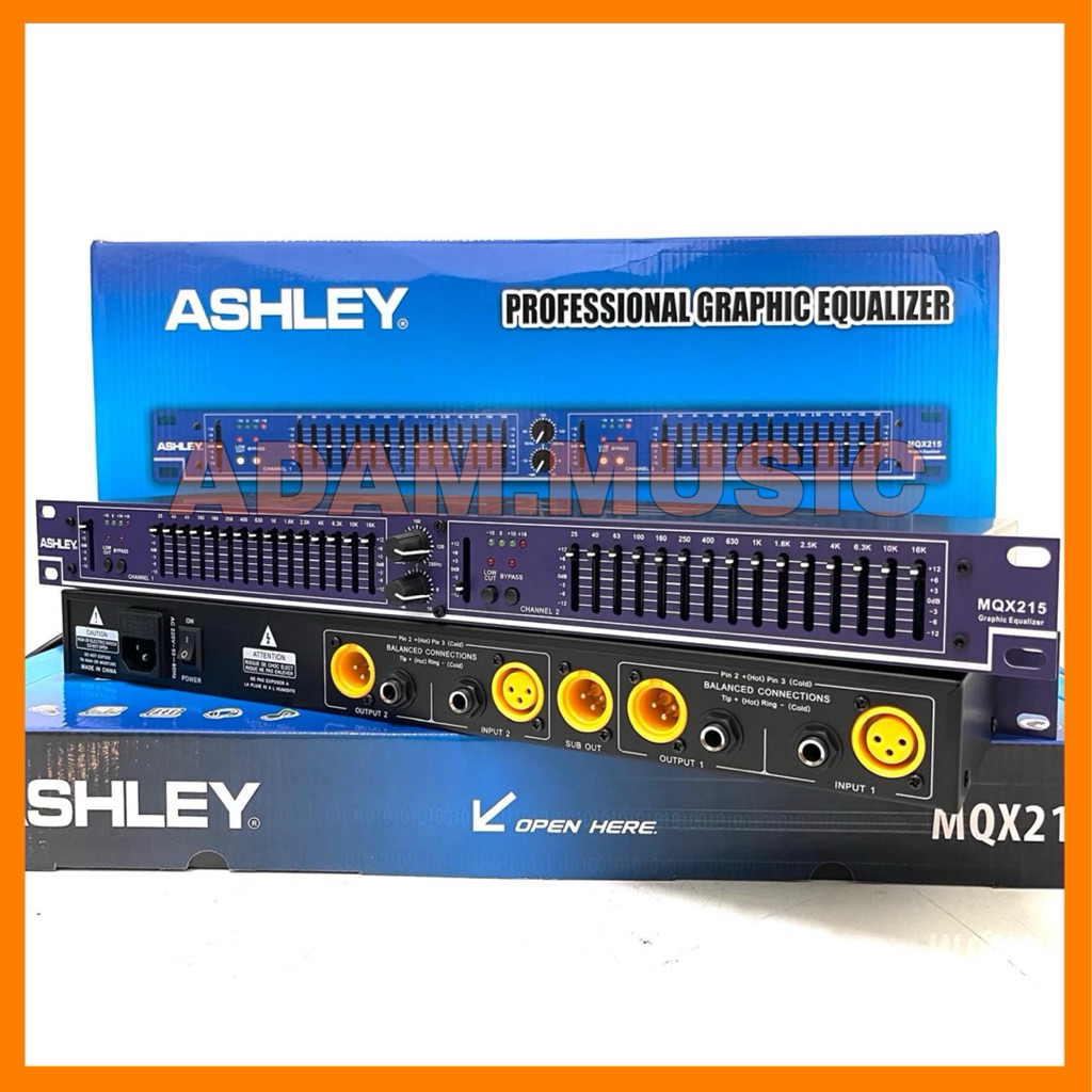 Equaliser Ashley MQX 215 ORIGINAL MQX215 ( BISA COD )