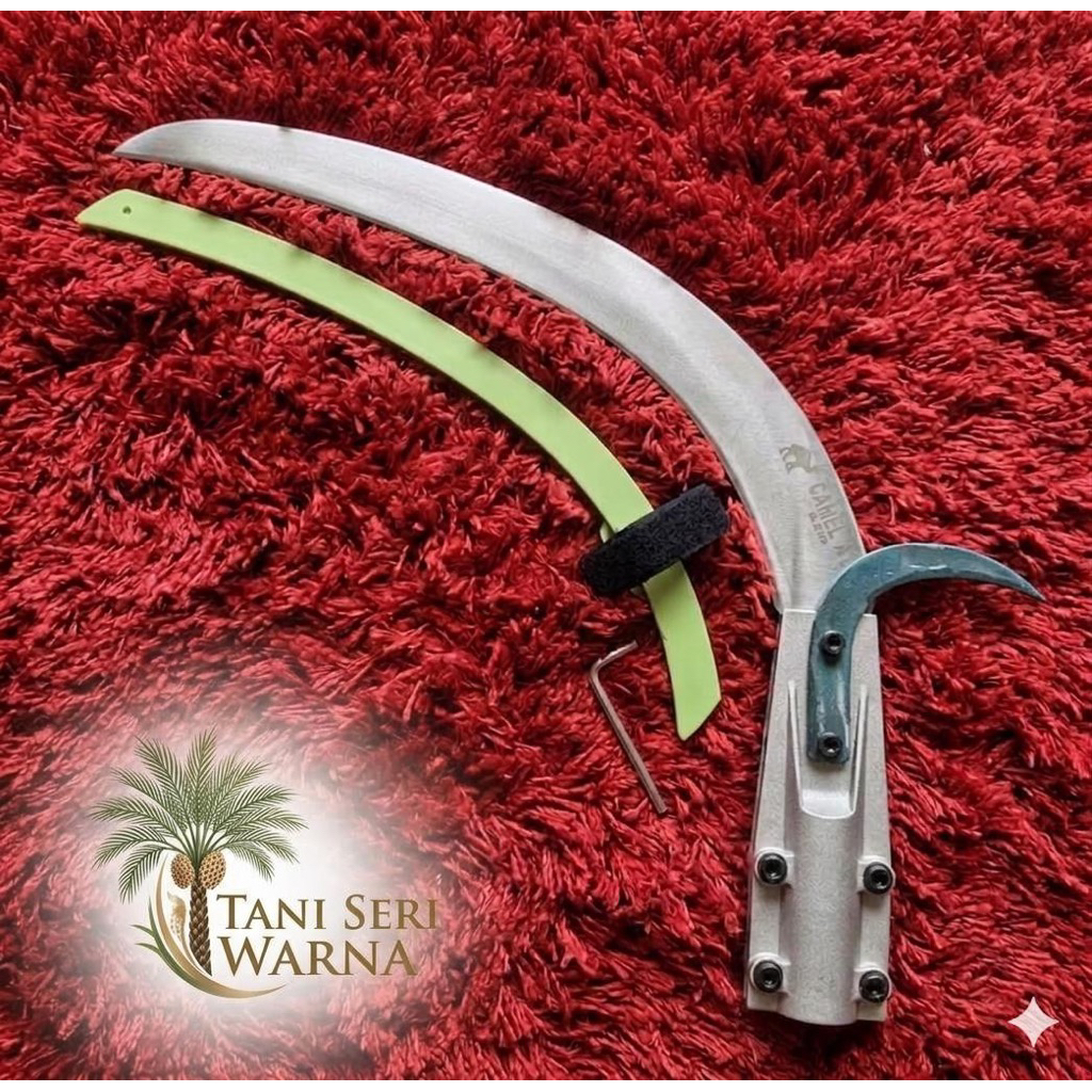 Egrek Sawit Camel A1 Holder Besi Super Tajam Original Malaysia Peralatan Berkebun Sawit
