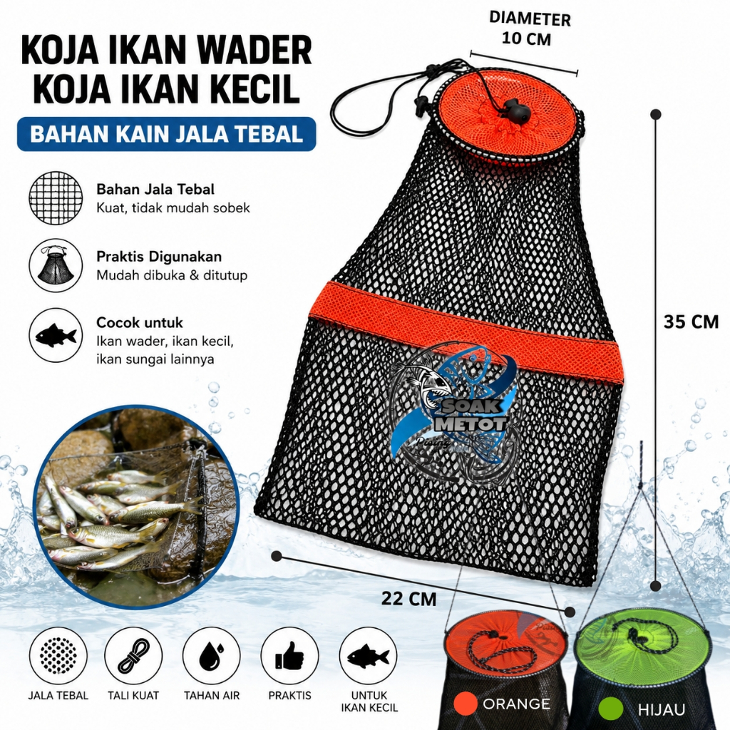 Soak Metot - Koja ikan - koja ikan kecil - Koja ikan ukuran wader nilem - koja ikan mini - pancing