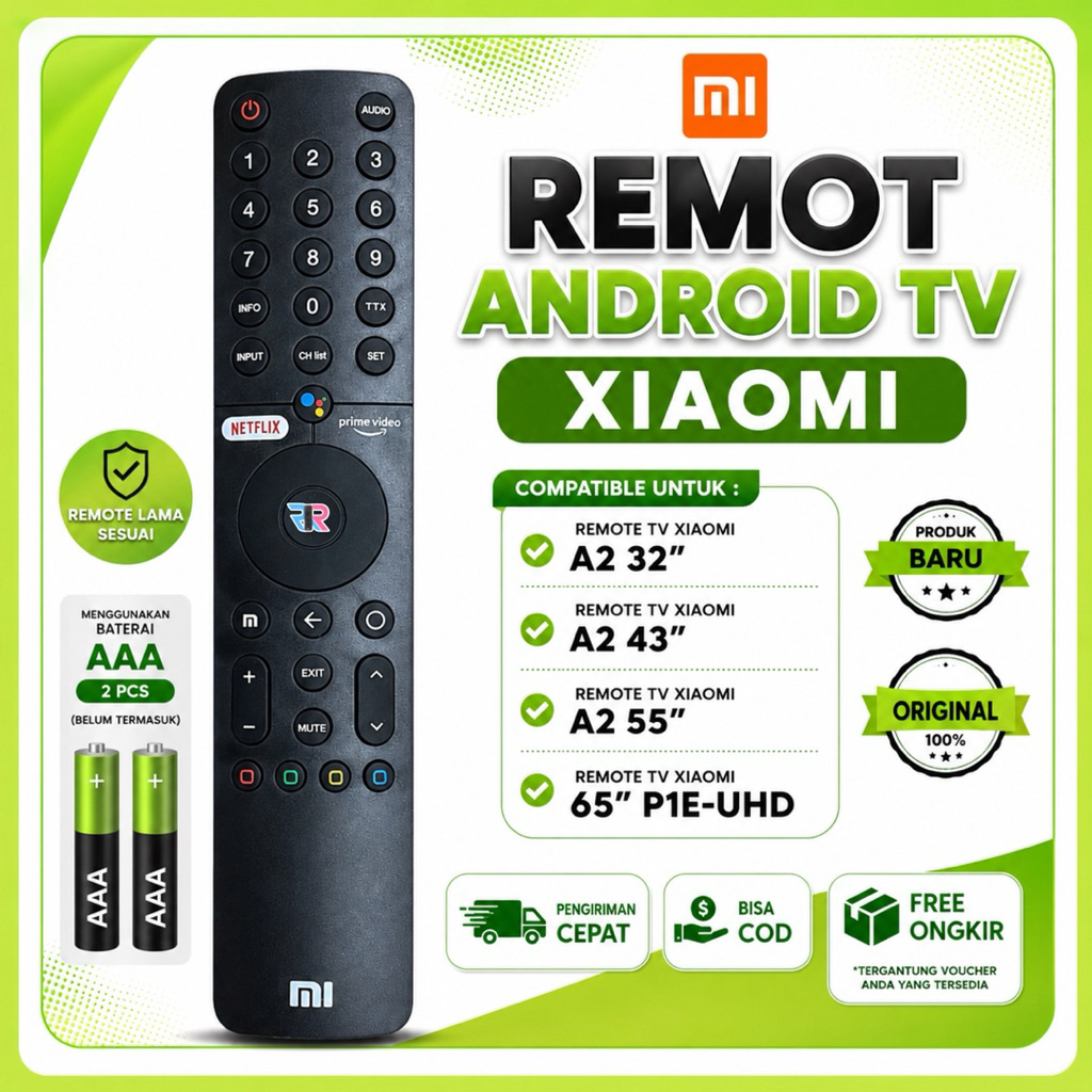 RMOT REMOTE TV XIAOMI ANDROID PJG OLD ORIGINAL