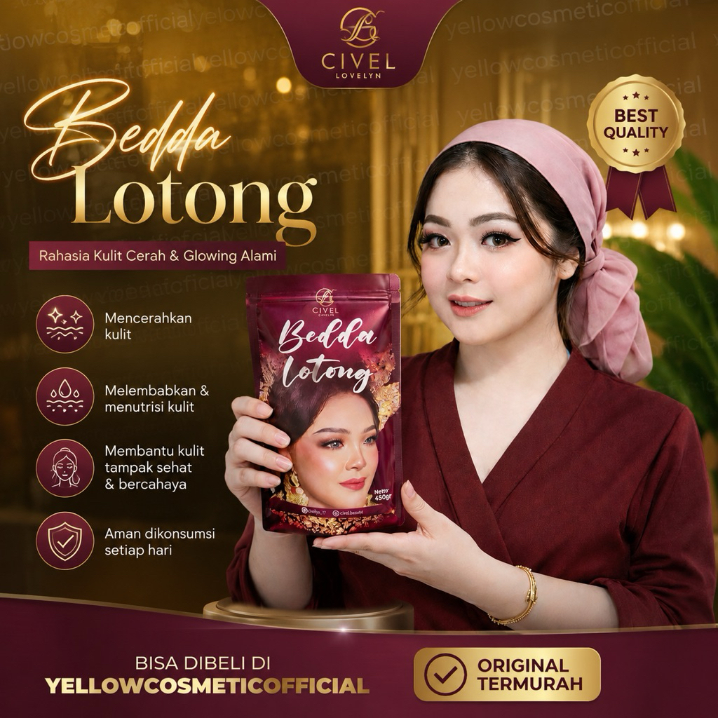 LULUR BEDDA LOTTONG by Vells Beauty / BEDDA LOTTONG VELIS