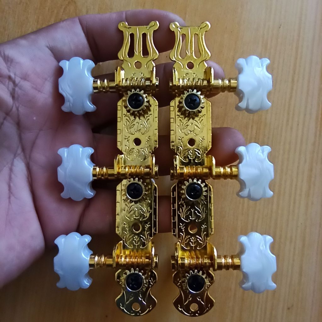 Dryer Pemutar Senar Tuner Gitar Akustik Classic Warna Gold model Yamaha Klasik Akustik mantab berkua