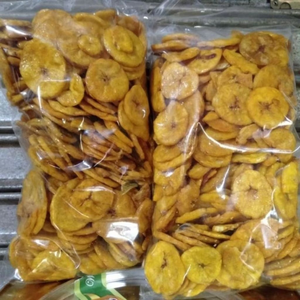 keripik Pisang Koin Original 1Kg Keripik Pisang Manis