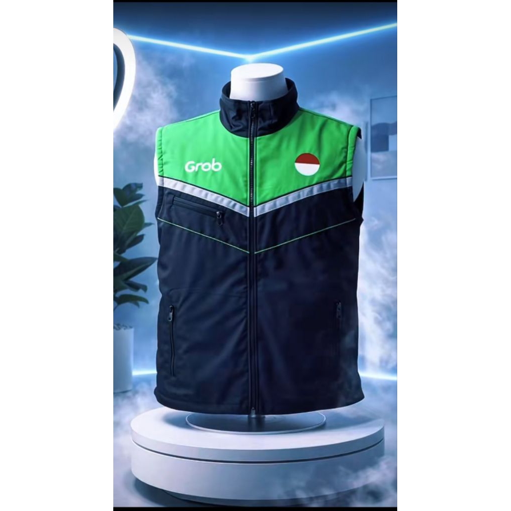 Rompi motor waterproof/ rompi driver anti angin/ rompi ojol pria wanita