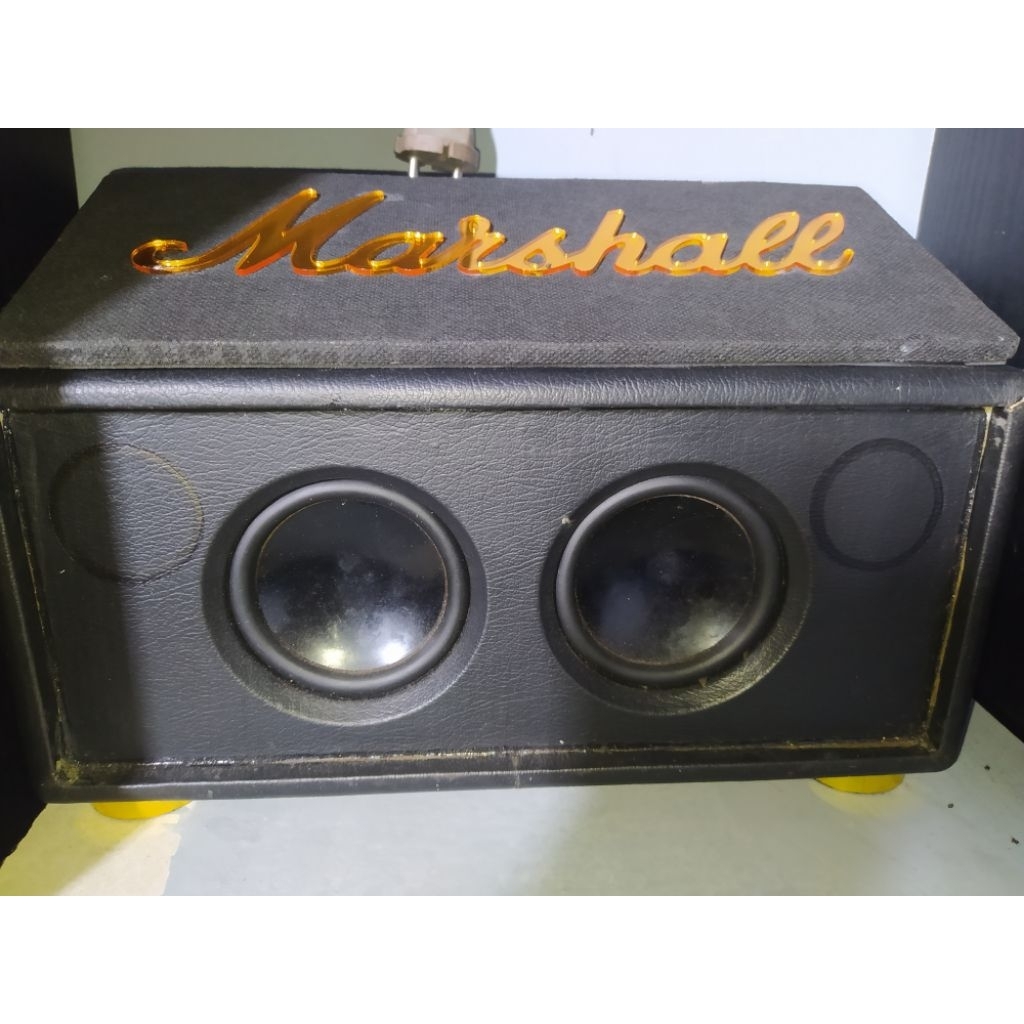 box speaker 3inc polytron 25Wat 4ohm tinggal naek mesin+aksesoris tombol tombol