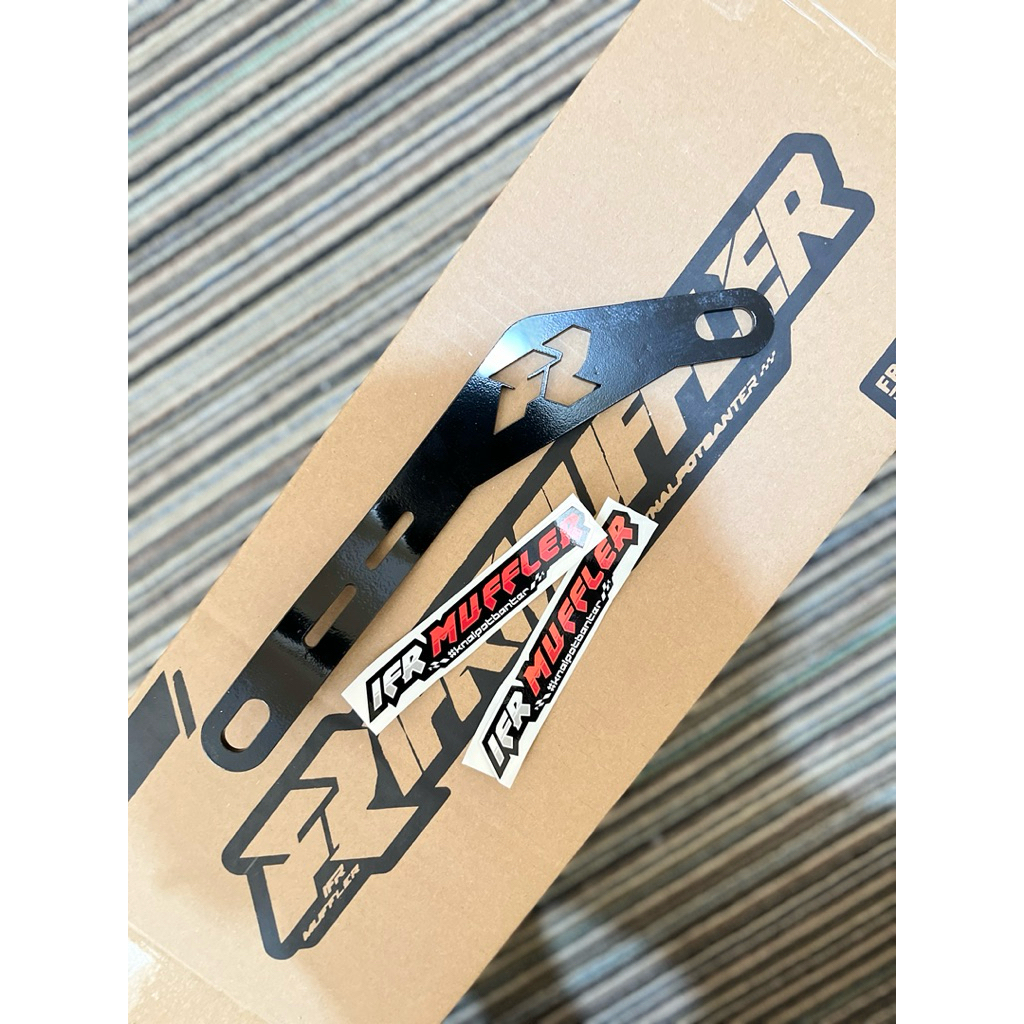 BREKET PANGKON KNALPOT UNIVERSAL MATIC ORIGINAL IFR MUFFLER