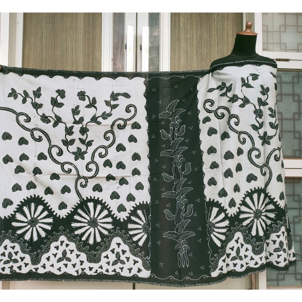bisa COD Batik umiromlah 1410470 Bahan Kain Batik Full Tulis Asli Pengrajin Madura Pamekasan Hitam P