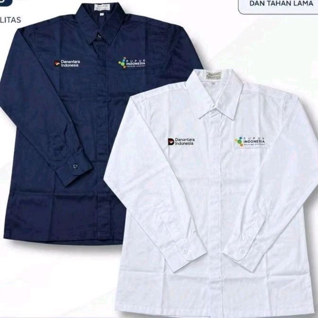 Kemeja pupuk Indonesia baju pupuk Indonesia seragam pupuk Indonesia holding company Pdh pupuk Indone