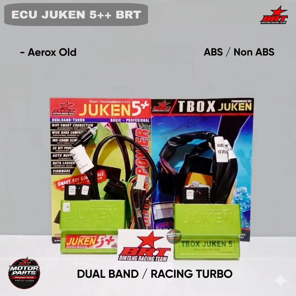 BRT ECU JUKEN 5++ AEROX OLD ABS | NON ABS DUALBAND | RACING TURBO
