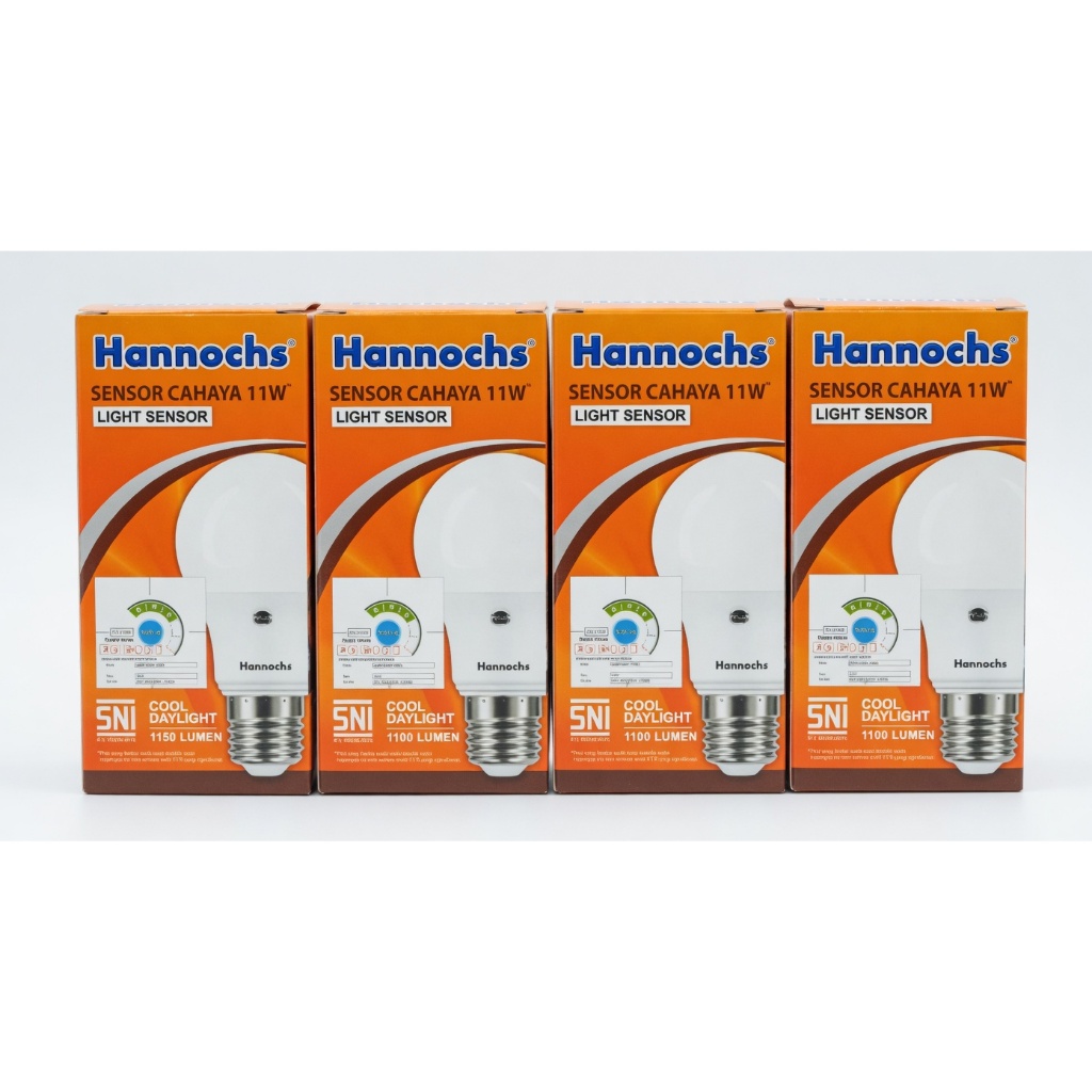 Hannochs Light Sensor 11W / Sensor Cahaya / Lampu Photocell / Lampu teras / Lampu Taman