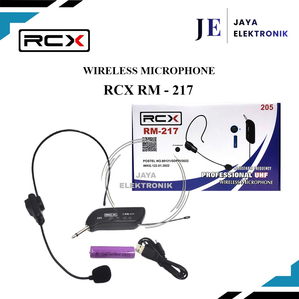 MICROPHONE RCX BANDO WIRELESS RM 217 205 MIC IMAM BANDO RCX WIRELESS