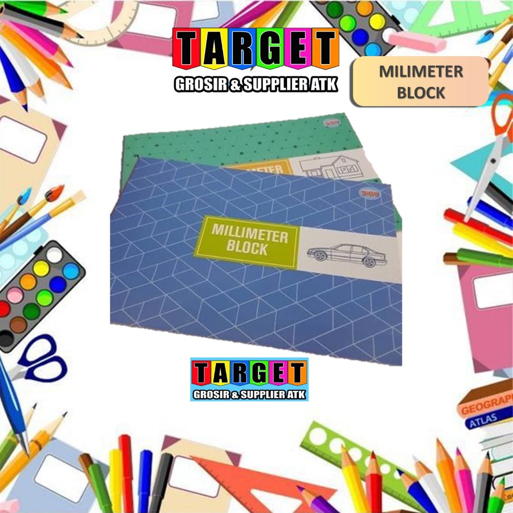 BUKU MILIMETER BLOCK //MILIMETER BLOCK F4//BUKU MILIMETER BLOCK