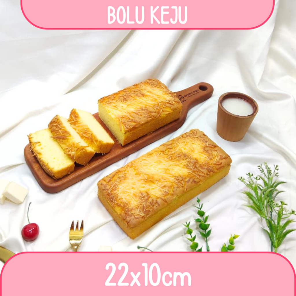 Kue Bolu Tape Keju Kismis / Bolu Pisang / Kue Bolu Keju Panggang 22 x 10cm