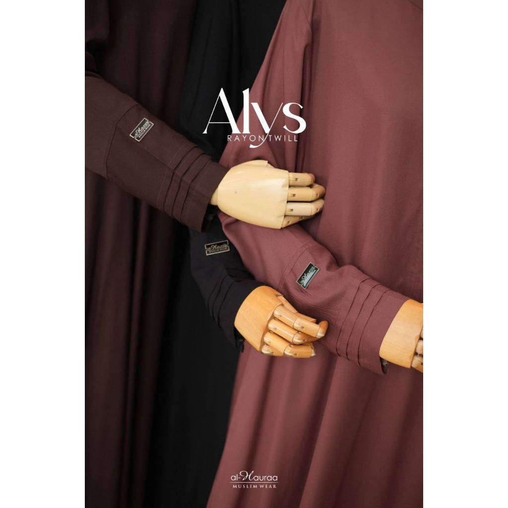 GAMIS ALYS BAHAN RAYON TWILL // GAMIS DAILY RAYON TWILL ORI BY ALHAURAA (ADA SIZE JUMBO)