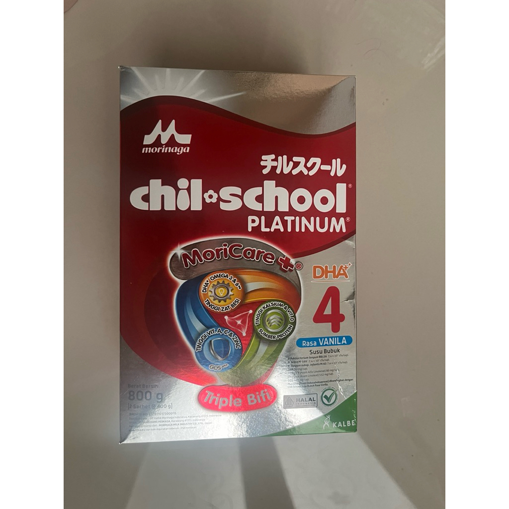 Morinaga Chil School Platinum step4 (baru. salah beli, boleh nego)
