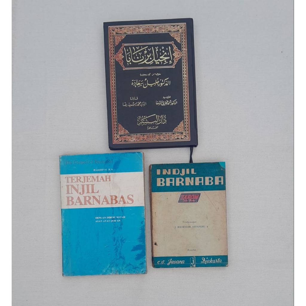 Terjemah INJIL BARNABAS : Rahnip M,B.A/Lonsdale & Laura Ragg/ Khalil Sa`adah