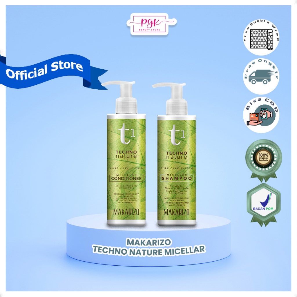 MAKARIZO-TECHNO NATURE MICELLAR | SHAMPOO-CONDITIONER